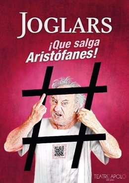 Cartel del espectáculo de Els Joglars '¡Que salga Aristófanes!'