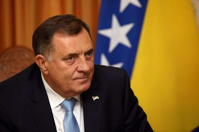 El presidente de la serbobosnia República de Srpska, Milorad Dodik