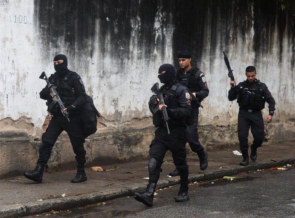 Archivo - Imagen de archivo de la Policía Militar de Río de Janeiro