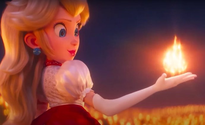 La princesa Peach lanza fuego en el nuevo clip de Super Mario Bros. La película