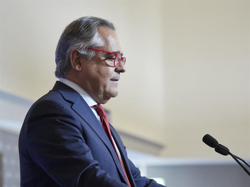 Archivo - Imagen de archivo del presidente de la Confederación Empresarial Navarra (CEN), Juan Miguel Sucunza