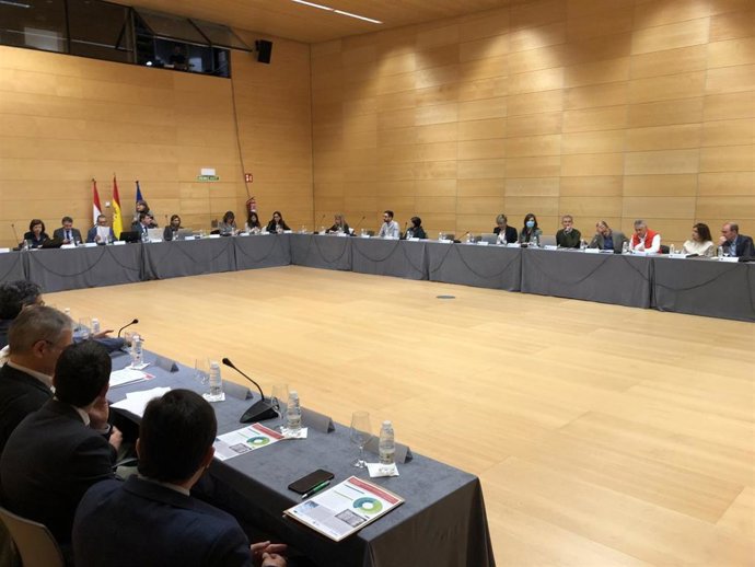 Imagen del Comité de Seguimiento de los fondos europeos, hoy en Riojafórum.