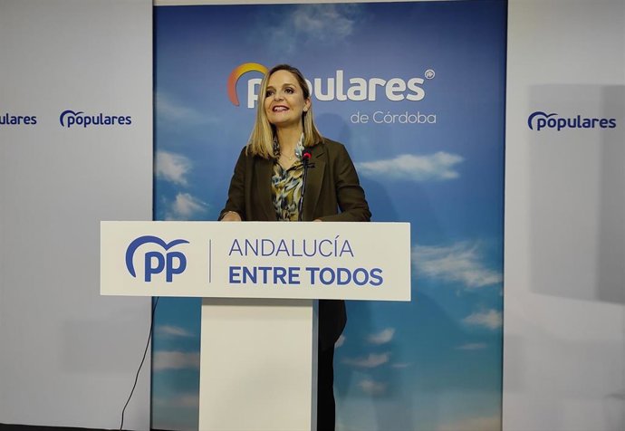 La portavoz del PP de Andalucía, Maribel Torregrosa.