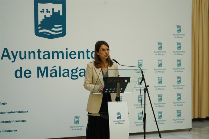 La portavoz del equipo de gobierno municipal, Susana Carillo, en rueda de prensa