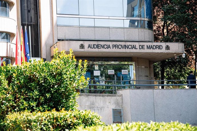 Archivo - La Audiencia Provincial de Madrid.