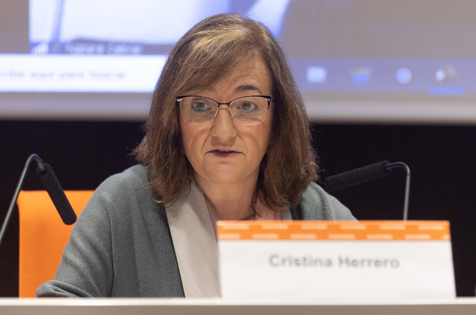 La presidenta de la Autoridad Independiente de Responsabilidad Fiscal (AIReF), Cristina Herrero