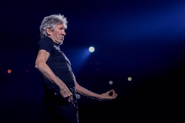 El cantante Roger Waters durante una actuación en el Wizink Center, a 23 de marzo de 2023, en Madrid (España). Roger Waters actúa en Madrid dentro de su gira ‘This is not a drill tour’, que supone su despedida de los escenarios según anunció el músico bri