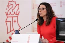 Archivo - La vicepresidenta y portavoz, Aitana Mas, en imagen de archivo