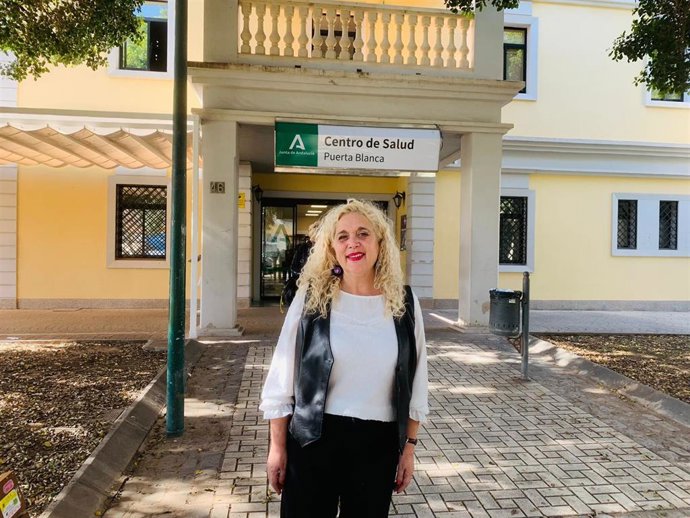 La coordinadora local de Izquierda Unida Málaga, concejala en el Ayuntamiento de Málaga y candidata a la Alcaldía de la capital, Remedios Ramos,