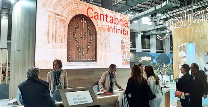 Stand de Cantabria en el salón 'B-Trabel' de Barcelona