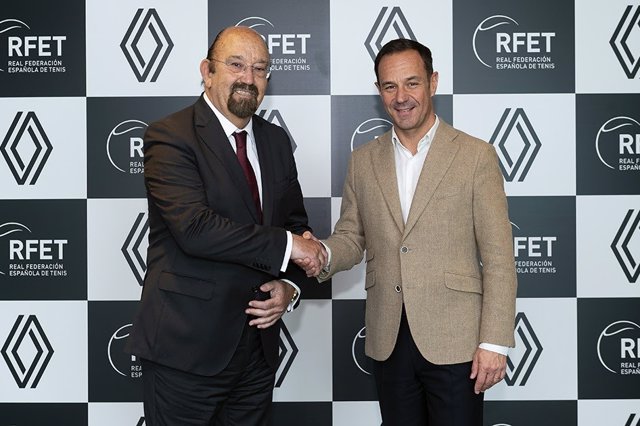 Acuerdo de colaboración entre Renault y RFET para apoyar a jóvenes tenistas españoles