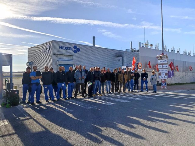 La plantilla de Hexcel Fibers Illescas vuelve a la huelga de nuevo con un seguimiento "unánime", según CCOO