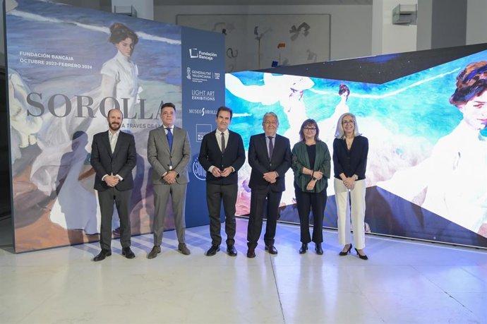 Presentación de la exposición 'Sorolla a través de la luz' en la Fundación Bancaja