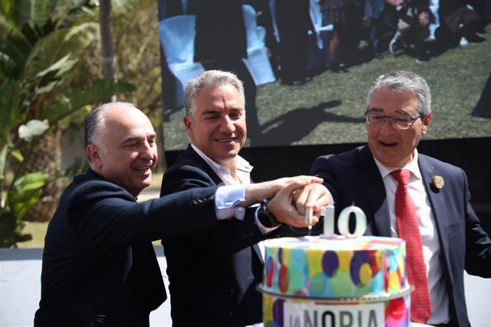 Un momento de la celebración del décimo aniversario de La Noria.