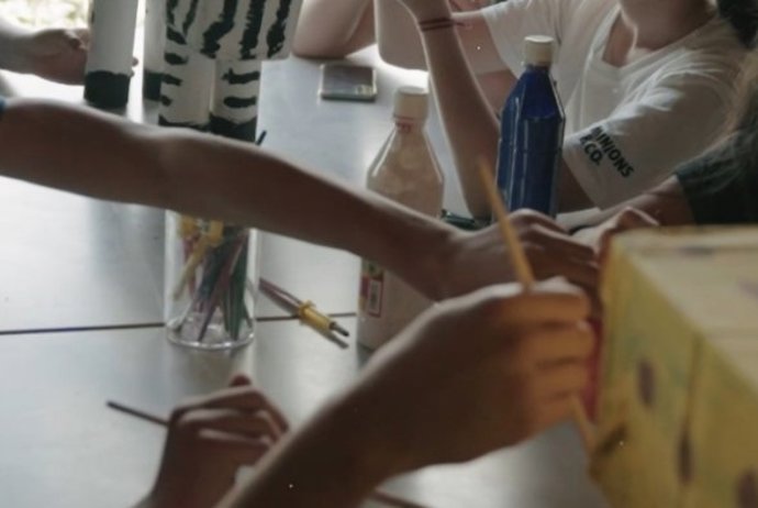 Niños en talleres de Selwo