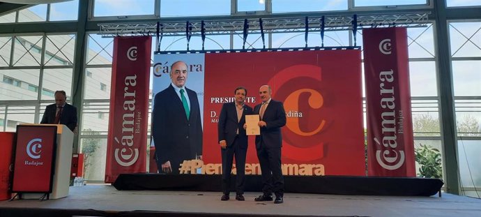 Acto de presentación del nuevo pleno de la Cámara de Comercio de Badajoz