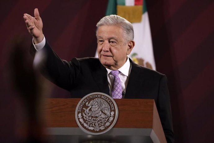 El presidente de México Andres Manuel Lopez Obrador 