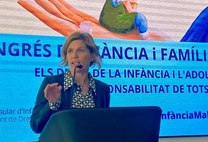 La consellera insular de Derechos Sociales y presidenta del Instituto Mallorquín de Asuntos Sociales (IMAS), Sofia Alonso, durante el Congreso.