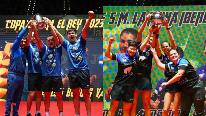 ASISA Borges Vall y Museo de la Almendra Francisco Morales, campeones de Copa de tenis de mesa.