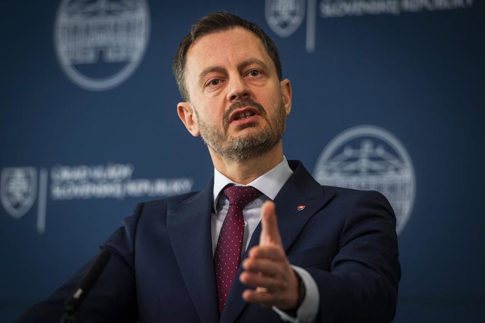 El primer ministro de Eslovaquia, Eduard Heger 