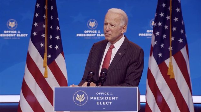 Archivo - El presidente electo de Estados Unidos, Joe Biden.