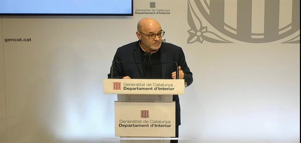 Archivo - El director del Servei Catal de Trnsit (SCT), Ramon Lamiel, durante la rueda de prensa
