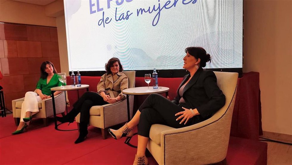 Acto de mujer en Ciudad Real con Carmen Calvo