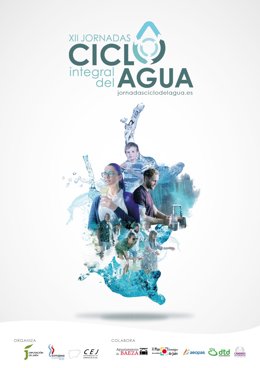 Cartel de las jornadas promovidas por Diputación sobre el uso eficiente del agua.