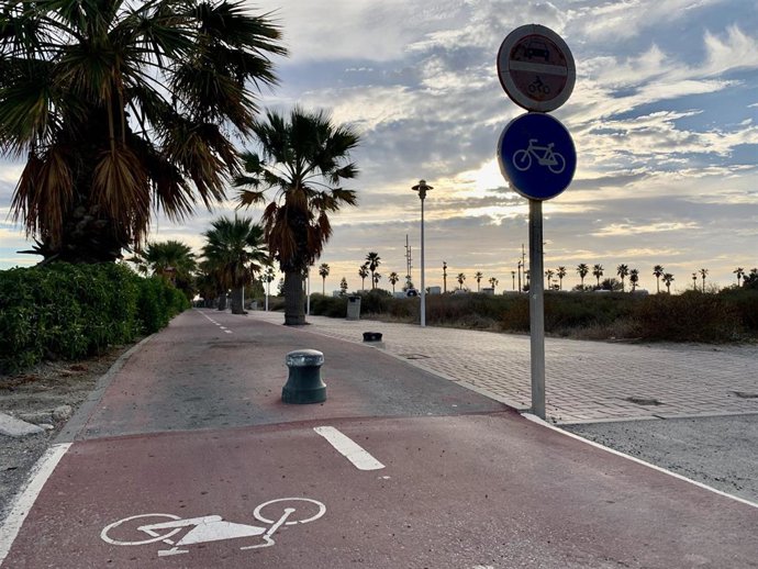 Carril bici del Paseo de Ribera