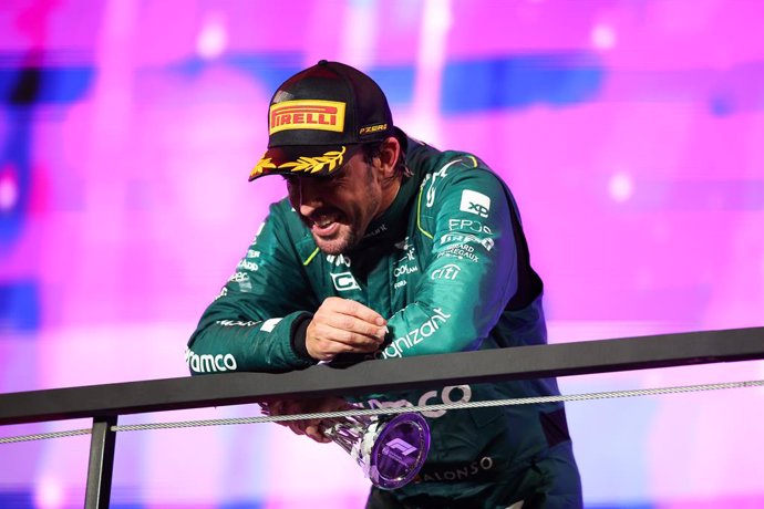 ALONSO Fernando (spa), Aston Martin F1 Team AMR23, portrait during the Formula 1 STC Saudi Arabian Grand Prix 2023, 2nd round of the 2023 Formula One World Championship from March 17 to 19, 2023 on the Jeddah Corniche Circuit, in Jeddah, Saudi Arabia - 