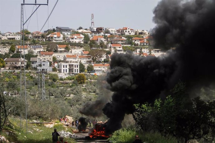 Un asentamiento israelí en CIsjordania