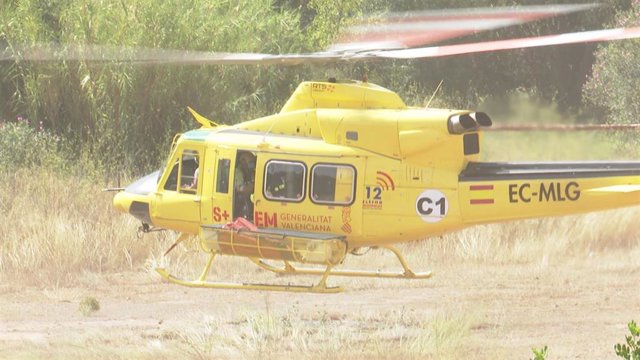 Archivo - Helicóptero en imagen de archivo  