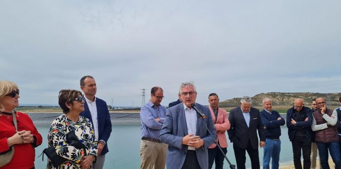 El consejero Joaquín Olona durante la inaguración