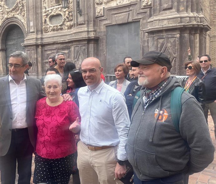 Julio Calvo y Jorge Buxadé en Zaragoza.