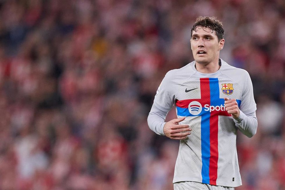 Andreas Christensen con el FC Barcelona