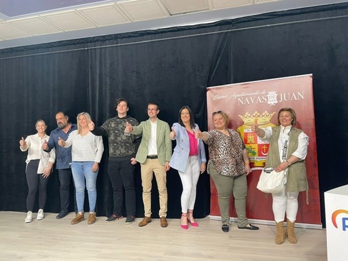 Presentación del candidato del PP a la Alcaldía de Navas de San Juan (Jaén)