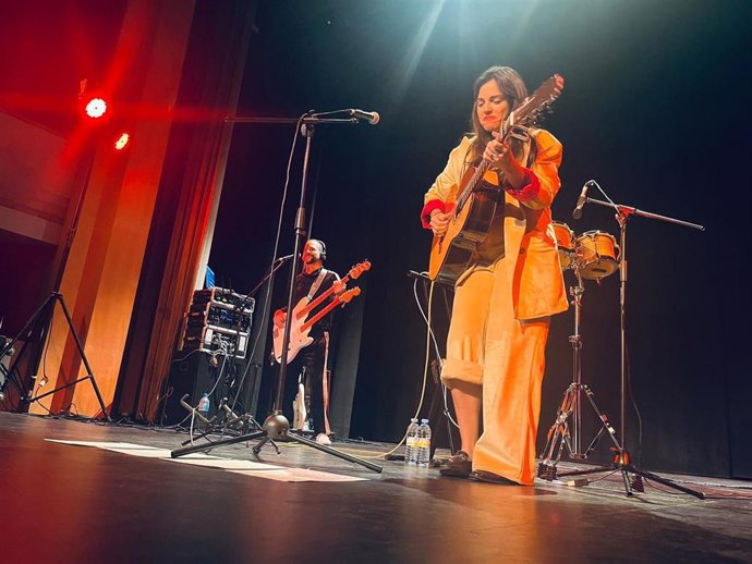 Concierto de la cantante Martina diRosso en 'Kocinema'.