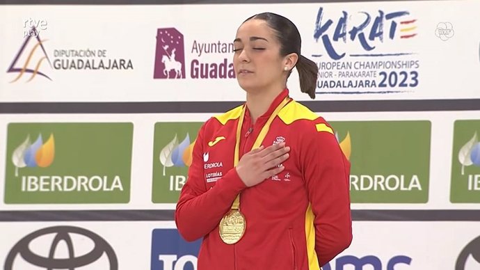 Paola García Lozano, con la medalla de oro en Guadalajara.
