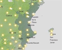 Predicción del tiempo para este domingo 26 de marzo