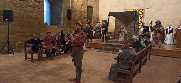 Monzón avanza en la difusión de su importancia histórica con la reconstrucción de las Cortes Generales de 1435.