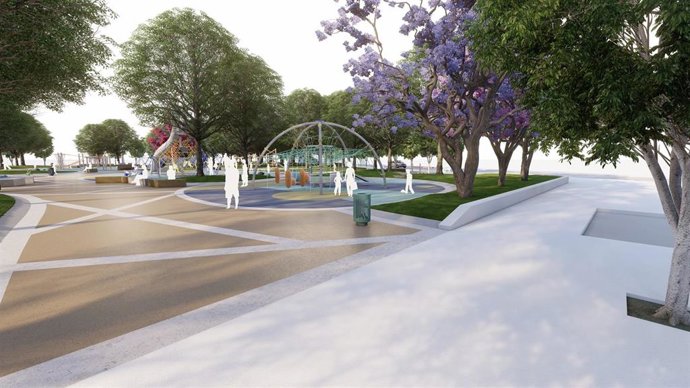 Imagen virtual del nuevo Parque de La Goleta