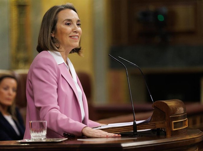 La portavoz del PP en el Congreso, Cuca Gamarra