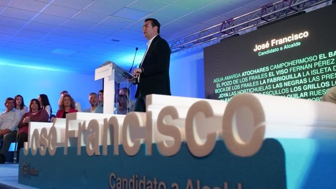 Acto oficial de presentación de la candidatura del PP a la Alcaldía de Níjar.