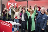 Montero anima a Cádiz a "darle la vuelta al mapa" y "subirse al proyecto de modernización" con el PSOE