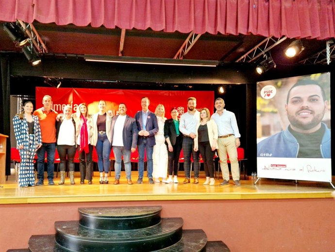 Presentación del candidato del PSOE a la Alcaldía de Alhama de Almería, José Miguel Sánchez Muriana