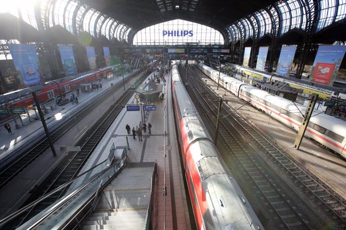 Archivo - Estación Central de Hamburgo