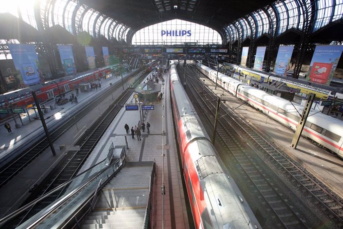 Archivo - Estación Central de Hamburgo