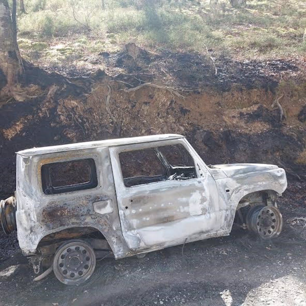Asturias denuncia el ataque a un vehículo de la Guardería del Medio Rural que vigila los incendios