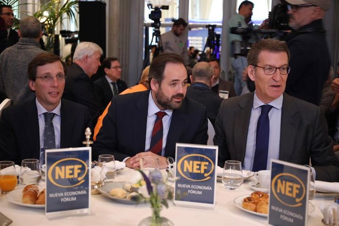 Paco Núñez protagoniza un desayuno informativo en Madrid