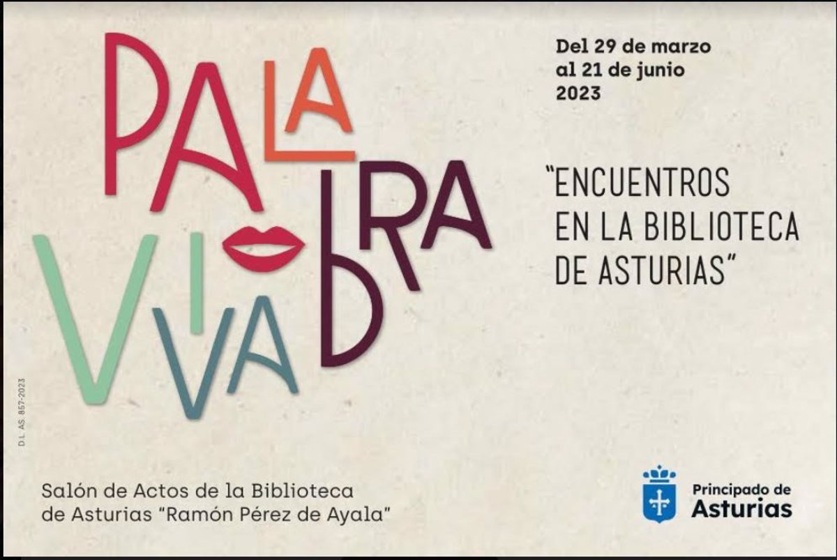 La Biblioteca de Asturias estrena el ciclo Palabra viva dentro de su programación de actividades para adultos